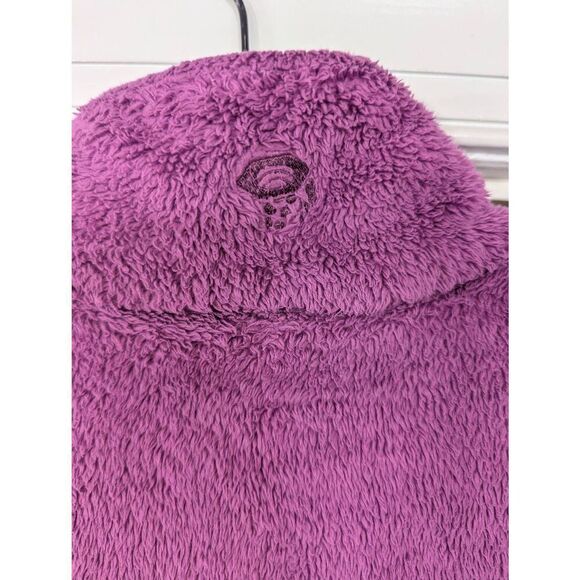 Mountain Hardwear Fleece Zip Up Jacket women's size medium purple cozy - Picture 8 of 9